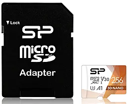 Карта пам'яті Silicon Power microSDXC 256GB Superior Pro Colorful Class 10 UHS-1 U3 V30 A1 + SD-адаптер (SP256GBSTXDU3V20AB)