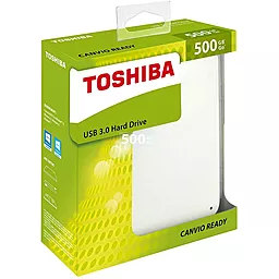 Внешний жесткий диск Toshiba 2.5" USB  500GB Canvio Ready White (HDTP205EW3AA) - миниатюра 7