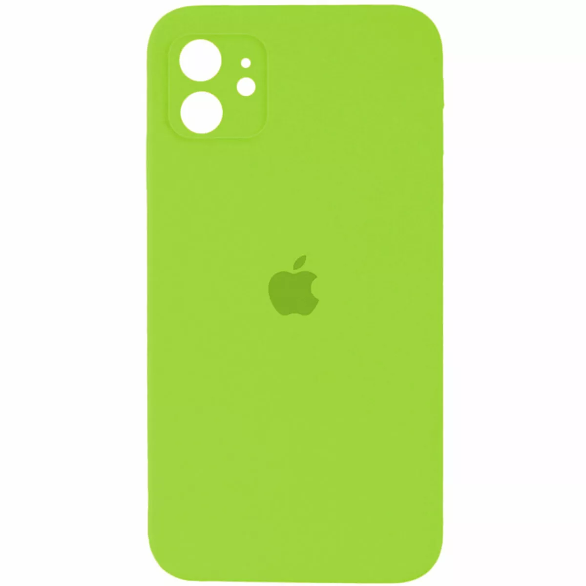 Чехол Silicone Case Full Camera для Apple iPhone 12  Shiny Green - фото 1