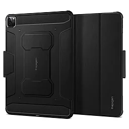 Чехол для планшета Spigen Rugged Armor Pro для Apple iPad Pro 12.9" (2021) Black (ACS02889) - фото Чехол для планшета Spigen Rugged Armor Pro для Apple iPad Pro 12.9" (2021) Black (ACS02889)