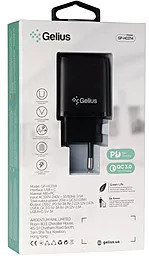 Сетевое зарядное устройство с быстрой зарядкой Gelius Pro X-Duo 20w PD/QC3.0 USB-C/USB-A ports fast charger black (GP-HC014) - миниатюра 6