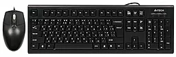 Комплект (клавиатура+мышка) A4Tech (KRS-8572) Black
