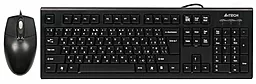 Комплект (клавиатура+мышка) A4Tech (KRS-8572) Black - фото Комплект (клавиатура+мышка) A4Tech (KRS-8572) Black