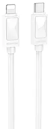 Кабель Borofone BX109 Joy USB Type-C - Lightning 27w 3a 1м PD cable White