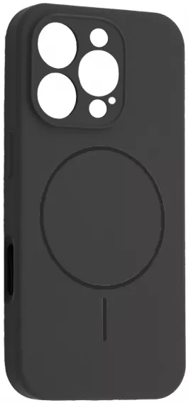 Чехол Silicone Case Full Camera Fine Ring MagSafe для Apple iPhone 16 Pro Max  Pebble - фото 1