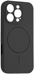 Чехол Silicone Case Full Camera Fine Ring MagSafe для Apple iPhone 16 Pro Max Pebble - фото Чехол Silicone Case Full Camera Fine Ring MagSafe для Apple iPhone 16 Pro Max Pebble