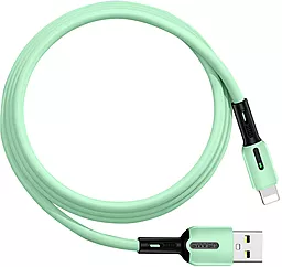 Кабель USB Usams U51 Silicone Lightning Cable Mint (US-SJ431) - миниатюра 2