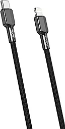 Кабель XO NB-Q183A USB Type-C - Lightning 20w 3a 1м PD сable Black - фото Кабель XO NB-Q183A USB Type-C - Lightning 20w 3a 1м PD сable Black