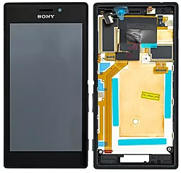 Дисплей Sony Xperia M2 (D2302, D2303, D2305, D2306) с тачскрином и рамкой, Black - фото Дисплей Sony Xperia M2 (D2302, D2303, D2305, D2306) с тачскрином и рамкой, Black