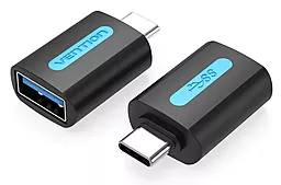 OTG-перехідник Vention M-F USB Type-C 3.1 -> USB-A 3.0 Black (CDUB0)