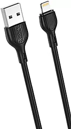 Кабель XO NB200 USB-A - Lightning 10.5w 2м cableBlack - фото Кабель XO NB200 USB-A - Lightning 10.5w 2м cableBlack
