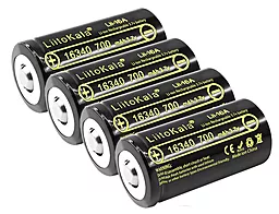 Акумулятор LiitoKala 16340 700mAh 3.7V 3A Li-ion Lii-16A (10225) 3.7 V - мініатюра 3
