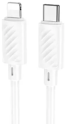 USB PD Кабель Hoco X88 Gratified 20W USB Type-C - Lightning Cable White