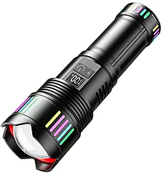 Фонарик аккумуляторный Bailong Police C203-1 White Laser LED GT-50W с функцией powerbank (4x18650) - фото Фонарик аккумуляторный Bailong Police C203-1 White Laser LED GT-50W с функцией powerbank (4x18650)