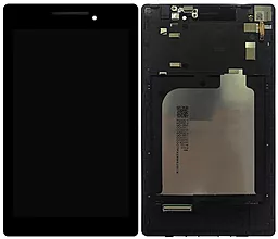 Дисплей для планшету Lenovo Tab 2 A7-10, A7-20F + Touchscreen with frame Black