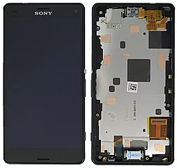 Дисплей Sony Xperia Z3 Compact (D5803, D5833, SO-02G) с тачскрином и рамкой, Black - фото Дисплей Sony Xperia Z3 Compact (D5803, D5833, SO-02G) с тачскрином и рамкой, Black