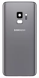 Задняя крышка корпуса Samsung G960 Galaxy S9 со стеклом камеры Silver
