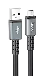 Кабель USB Hoco X85 Strength micro USB Cable Black