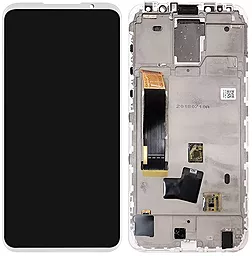 Дисплей Meizu 16X (M872) с тачскрином и рамкой, оригинал, White - фото Дисплей Meizu 16X (M872) с тачскрином и рамкой, оригинал, White