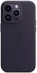 Чехол Leather Case with MagSafe для Apple iPhone 16 Pro Max Ink - фото Чехол Leather Case with MagSafe для Apple iPhone 16 Pro Max Ink