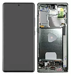 Дисплей Samsung Galaxy Note 20 N980, N981 з тачскріном і рамкою, original PRC, Grey