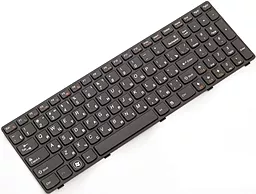 Клавіатура для ноутбуку Lenovo G580 G585 N580 N585 Z580 Z585 frame фіолетова