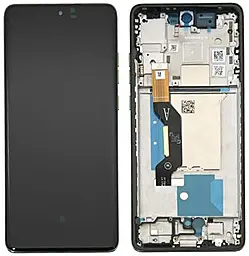 Дисплей Motorola Edge 60 (XT2505-1, XT2505-4) с тачскрином и рамкой, оригинал, Shamrock - фото Дисплей Motorola Edge 60 (XT2505-1, XT2505-4) с тачскрином и рамкой, оригинал, Shamrock