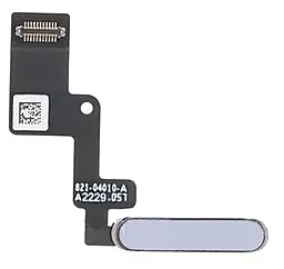Шлейф Apple iPad Air 5 2022, с кнопкой включения, с сканером отпечатка пальца Original Purple