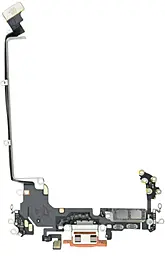 Нижній шлейф Apple iPhone 17 Pro Max з роз'ємом зарядки, з мікрофоном, (USA version), Original - знятий з телефона Cosmic Orange
