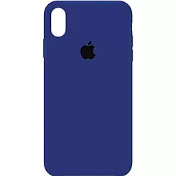 Чохол Silicone Case Full для Apple iPhone X, iPhone XS Blue