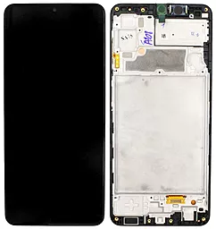 Дисплей Samsung Galaxy A22 A225 з тачскріном і рамкою, (TFT), Black
