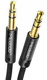 Аудио кабель McDodo AUX mini Jack 3.5mm M/M Cable 1.2 м black (CA-6640) - фото Аудио кабель McDodo AUX mini Jack 3.5mm M/M Cable 1.2 м black (CA-6640)