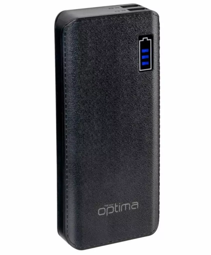 Повербанк Optima OPB-10-1 10000 mAh Black - фото 2
