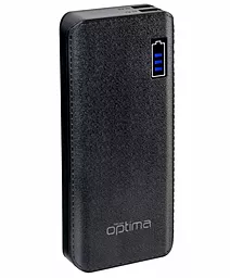 Повербанк Optima OPB-10-1 10000 mAh Black - миниатюра 2 Повербанк Optima OPB-10-1 10000 mAh Black - миниатюра 2