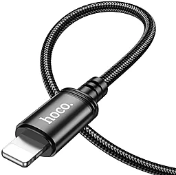 Кабель USB Hoco X89 12w 2.4a Lightning cable black