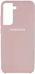 Чехол Epik Silicone Cover (AAA) Samsung G991 Galaxy S21 Pink Sand