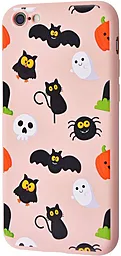 Чехол Wave Fancy Black cats Apple iPhone 7, iPhone 8, iPhone SE 2020 Pink Sand