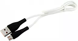 Кабель Walker C570 USB-A - micro USB 12w 2.4a 1м cable White - фото Кабель Walker C570 USB-A - micro USB 12w 2.4a 1м cable White