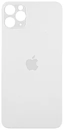 Задняя крышка корпуса Apple iPhone 11 Pro Max (big hole) Original  Silver