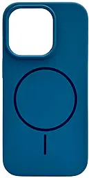 Чохол Silicone Case Full Fine Ring MagSafe для Apple iPhone 16 Pro Max Azure - фото Чохол Silicone Case Full Fine Ring MagSafe для Apple iPhone 16 Pro Max Azure