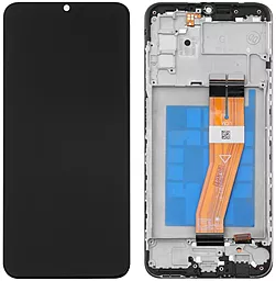 Дисплей Samsung Galaxy A03s A037F, A037M (160.5mm) с тачскрином и рамкой, Black