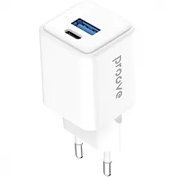 Сетевое зарядное устройство Proove Pocket 30w GaN PD USB-C/USB-A ports charger white (WCPG30110002) - фото Сетевое зарядное устройство Proove Pocket 30w GaN PD USB-C/USB-A ports charger white (WCPG30110002)
