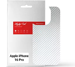 Гидрогелевая пленка ArmorStandart на заднюю панель для Apple iPhone 16 Pro Carbone Silver (ARM79610) - фото Гидрогелевая пленка ArmorStandart на заднюю панель для Apple iPhone 16 Pro Carbone Silver (ARM79610)