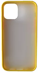 Чохол 1TOUCH Gingle Matte для Apple iPhone 12, iPhone 12 Pro Yellow/Red