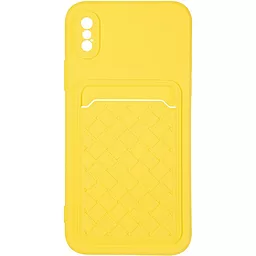 Чехол Pocket Case iPhone X Yellow
