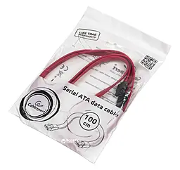 Кабель (шлейф) Cablexpert SATA-Data, 100 см (CC-SATA Data XL) 1м - миниатюра 4 Кабель (шлейф) Cablexpert SATA-Data, 100 см (CC-SATA Data XL) 1м - миниатюра 4