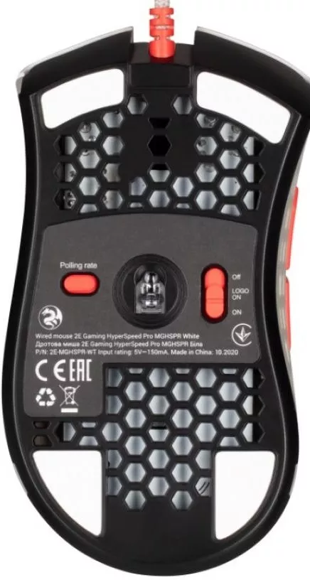 Компьютерная мышка 2E HyperSpeed Pro USB (2E-MGHSPR-WT) - фото 5