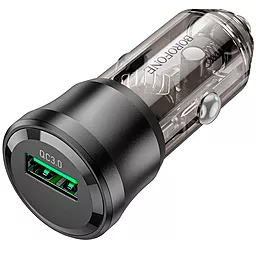 Автомобильное зарядное устройство Borofone BZ23 18w QC3.0 car charger black - фото Автомобильное зарядное устройство Borofone BZ23 18w QC3.0 car charger black