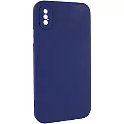 Чехол Epik TPU Square Full Camera для Apple iPhone X, iPhone XS (5.8") Синий
