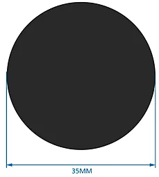 Пластина кругла для з'єднання телефону з магнітним автотримачем (Ø 3.5см)